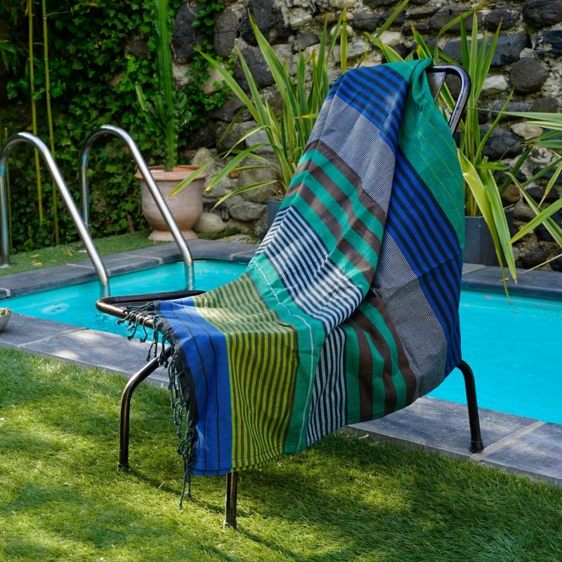 Karawan Authentic Fouta En Coton Biologique Forest