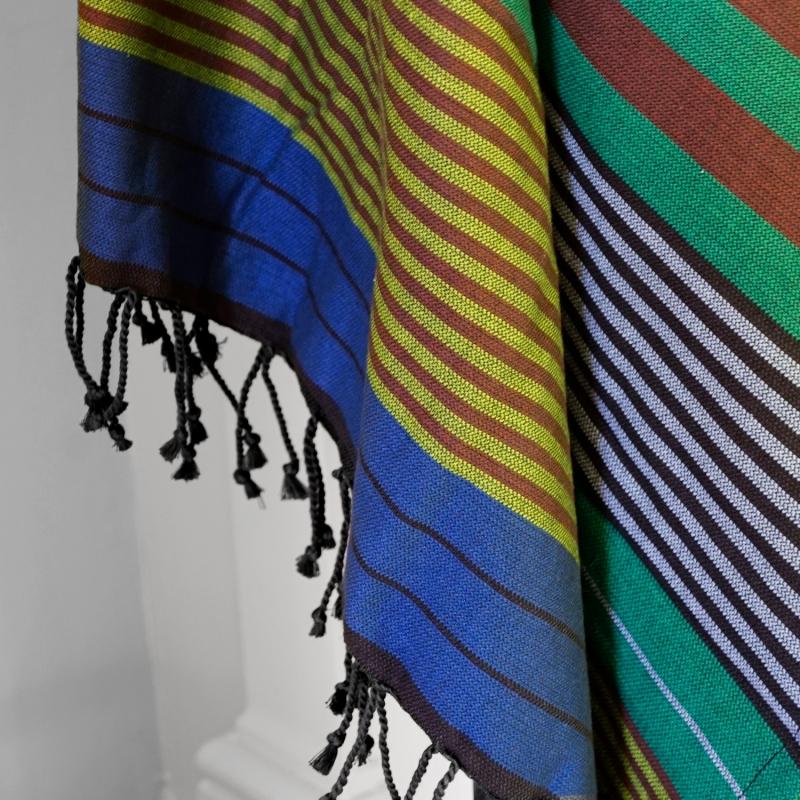 karawan authentic Fouta en coton biologique Forest