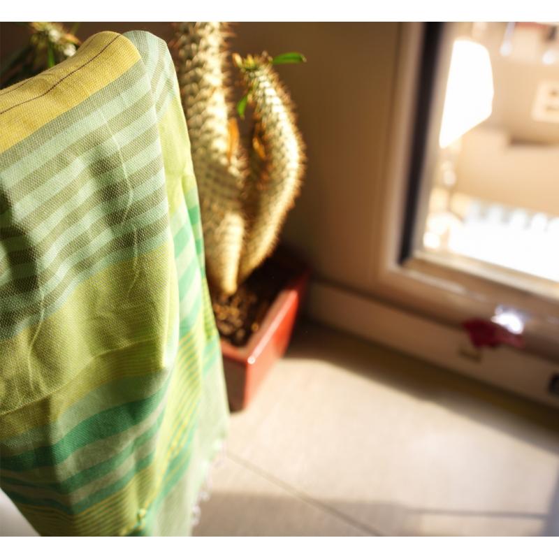 Karawan Authentic Fouta En Coton Biologique Jungle