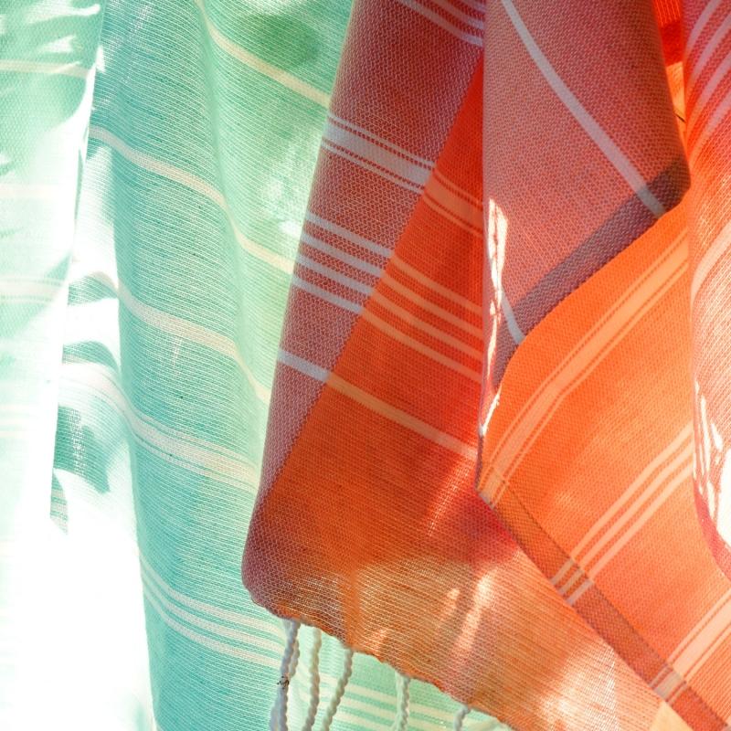 Karawan Authentic Fouta En Coton Biologique Menthe