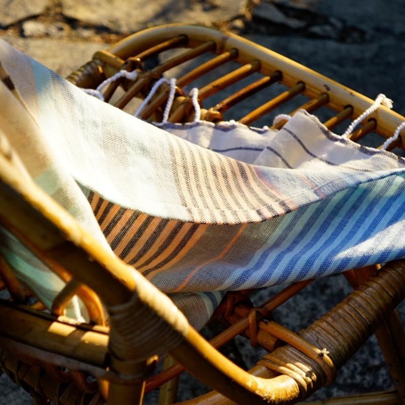 Karawan Authentic Fouta En Coton Biologique Waves