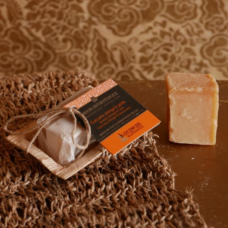 Karawan Authentic Mini-savon Ayurvédique Curcuma