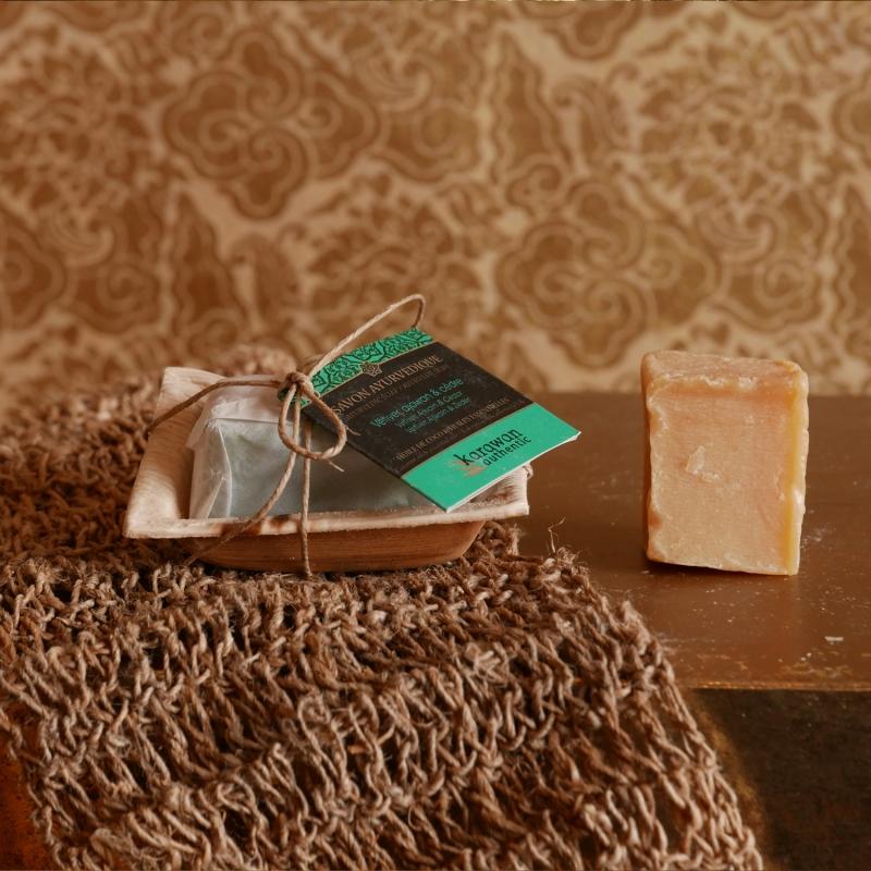 Karawan Authentic Mini-savon Ayurvédique Vétiver