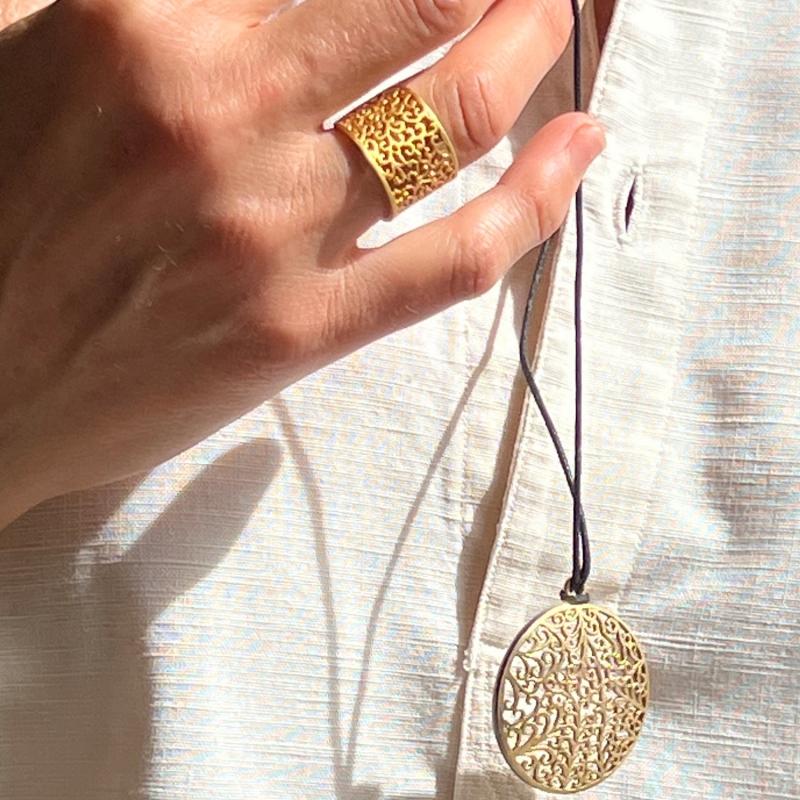 karawan authentic Pendentif "Jardin secret"