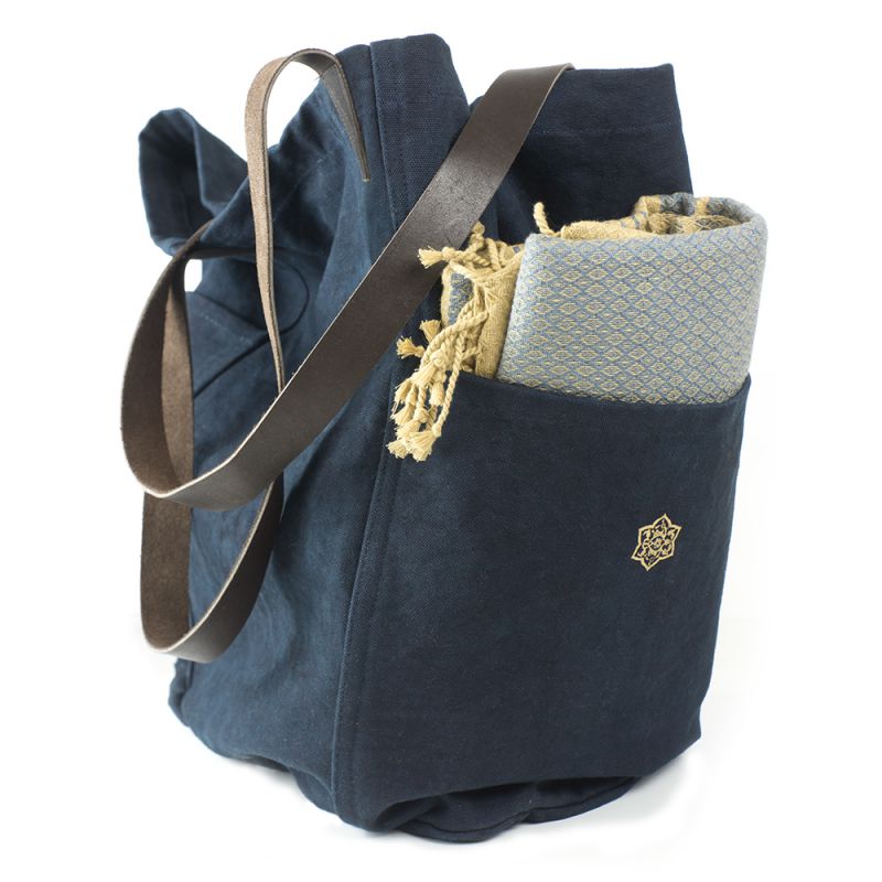 Karawan Authentic Sac Cabas "SHADE" Uni Indigo