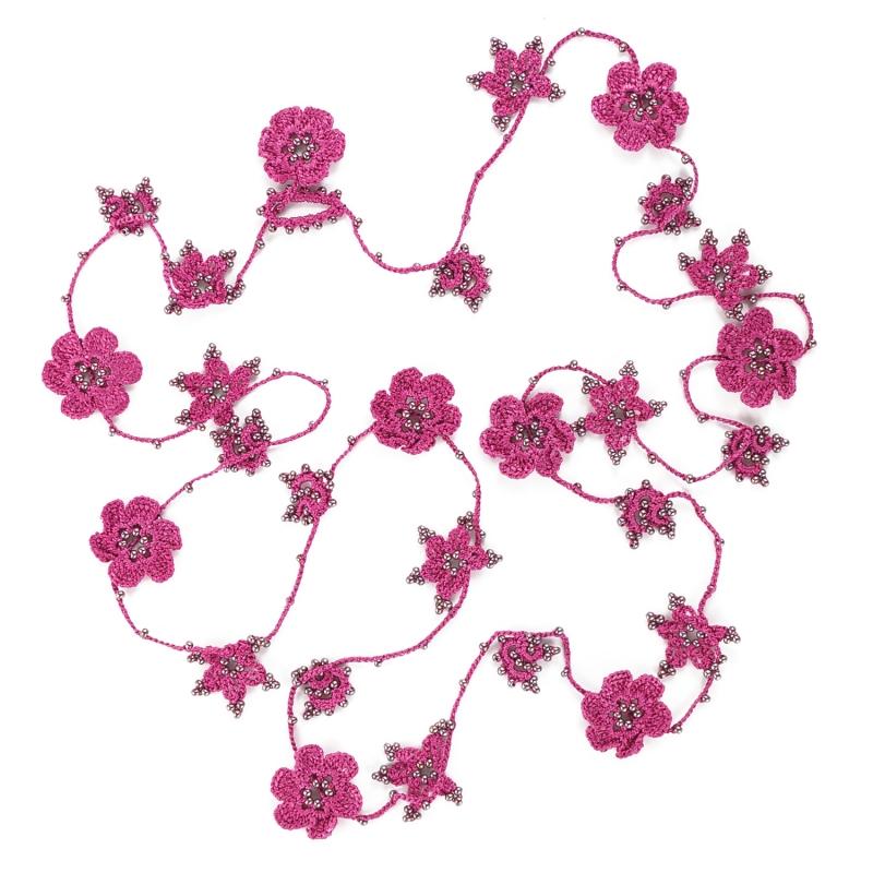 karawan authentic Sautoir "Crystal" Bergamote