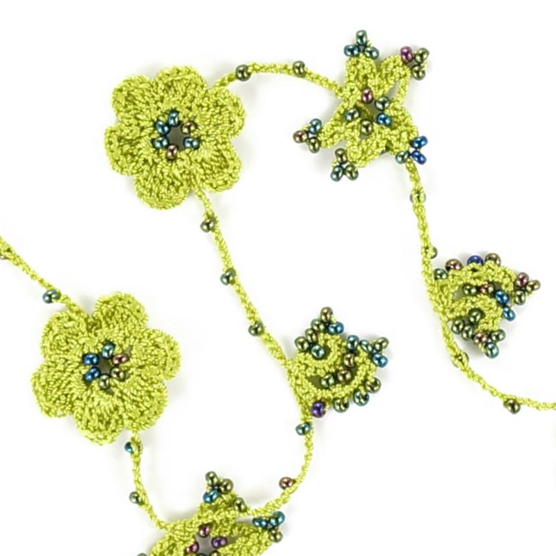 Karawan Authentic Sautoir "Crystal" Cactus