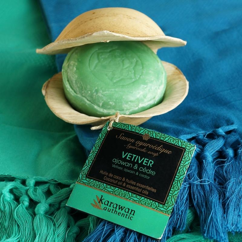 karawan authentic Savon ayurvédique Vétiver karawan authentic Savon ayurvédique Vétiver