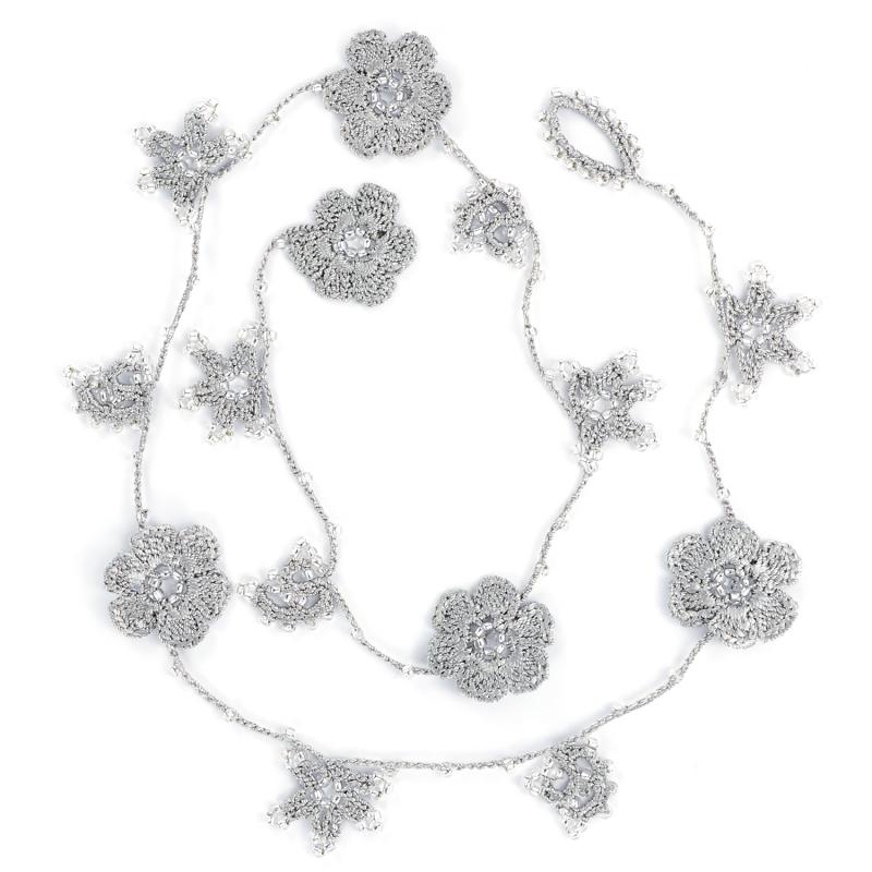 Karawan Authentic Tour De Cou "Crystal" Gris Nuage