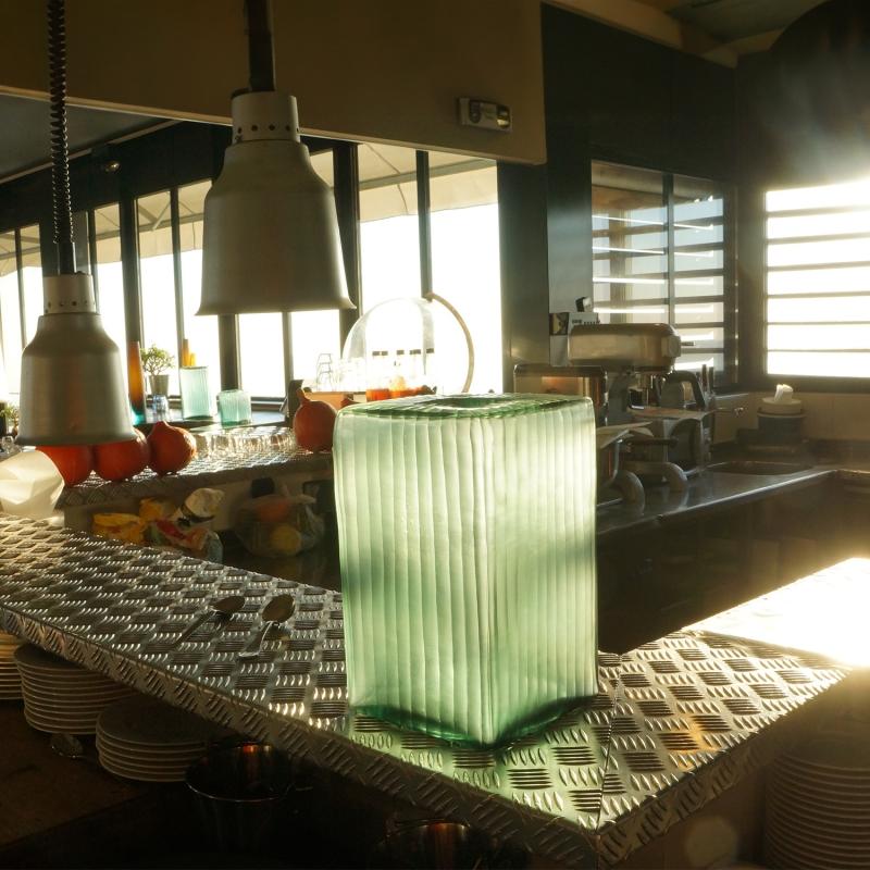 Karawan Authentic Vase "Aqua Cube" Large Modèle