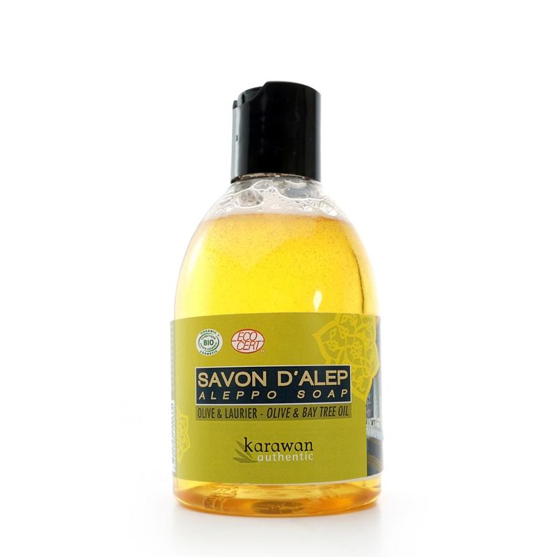 Karawan Authentic SAVON D’ALEP LIQUIDE CERTIFIE BIOLOGIQUE PAR ECOCERT