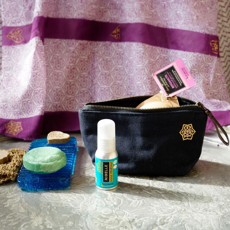 Karawan Authentic Trousse Petit Modèle "SHADE" Uni Indigo
