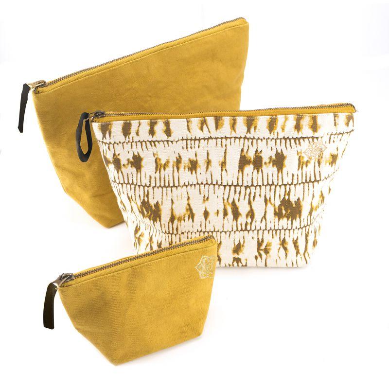 Karawan Authentic Trousse Petit Modèle "SHADE" Uni Safran