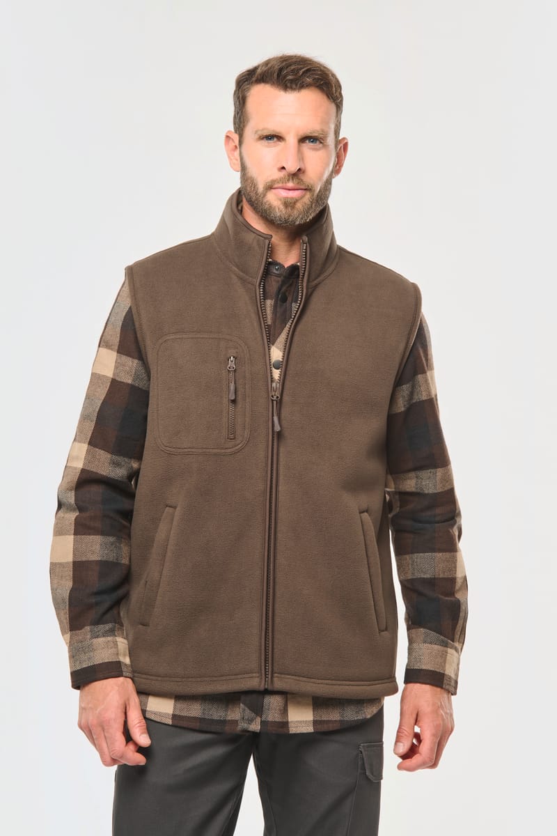 Kariban Bodywarmer Polaire Avec Intérieur Sherpa Unisexe