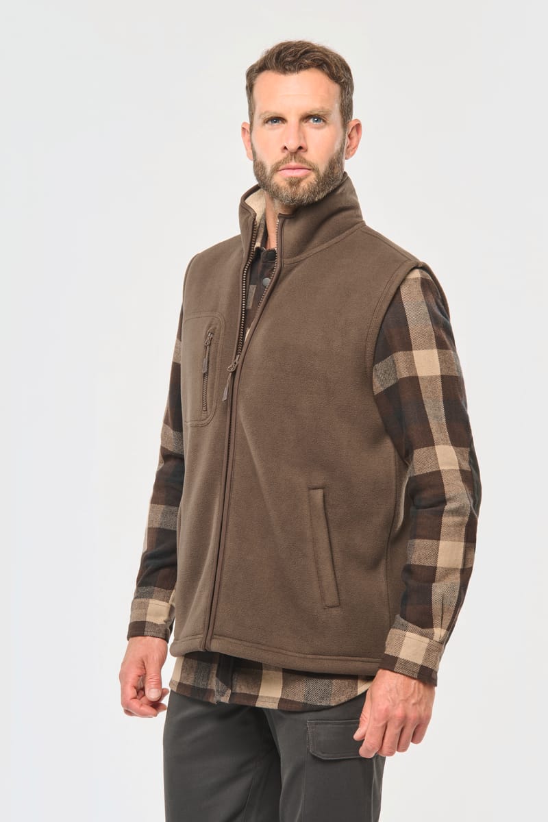 Kariban Bodywarmer Polaire Avec Intérieur Sherpa Unisexe