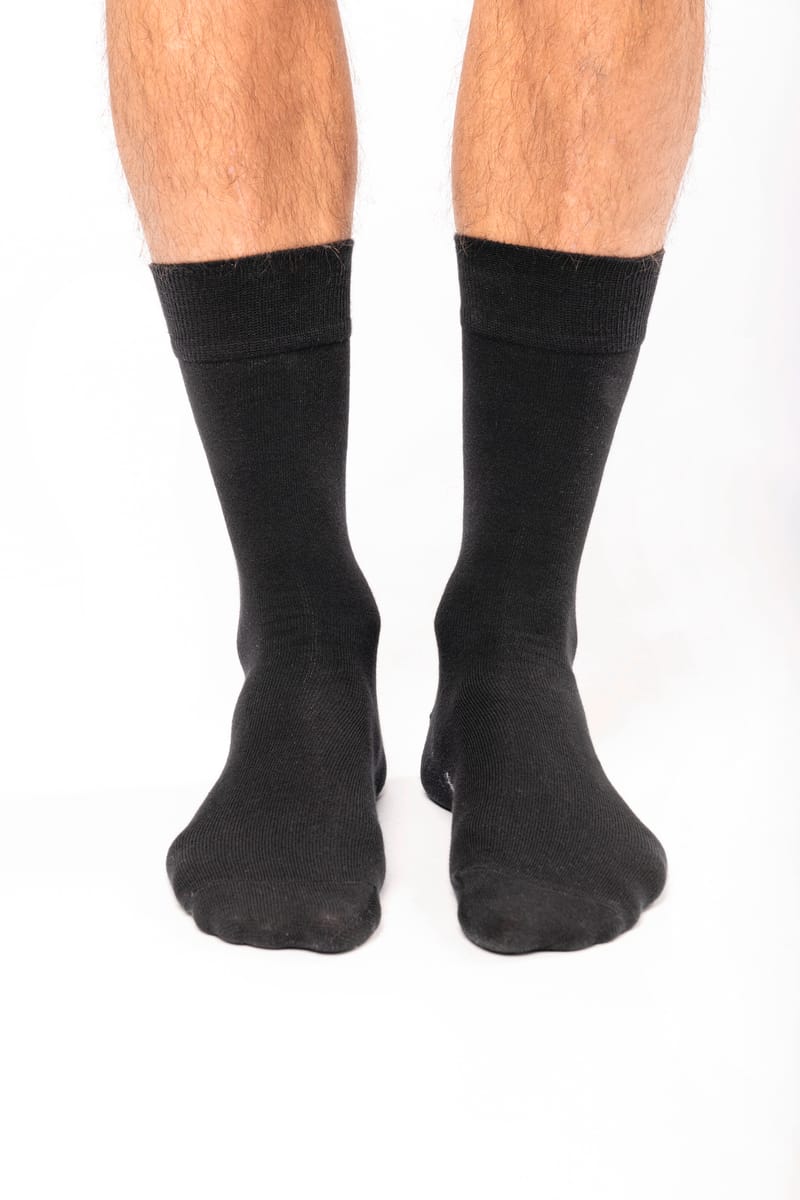 Kariban Chaussettes De Ville Mi-hautes Coton Bio Origine France Garantie