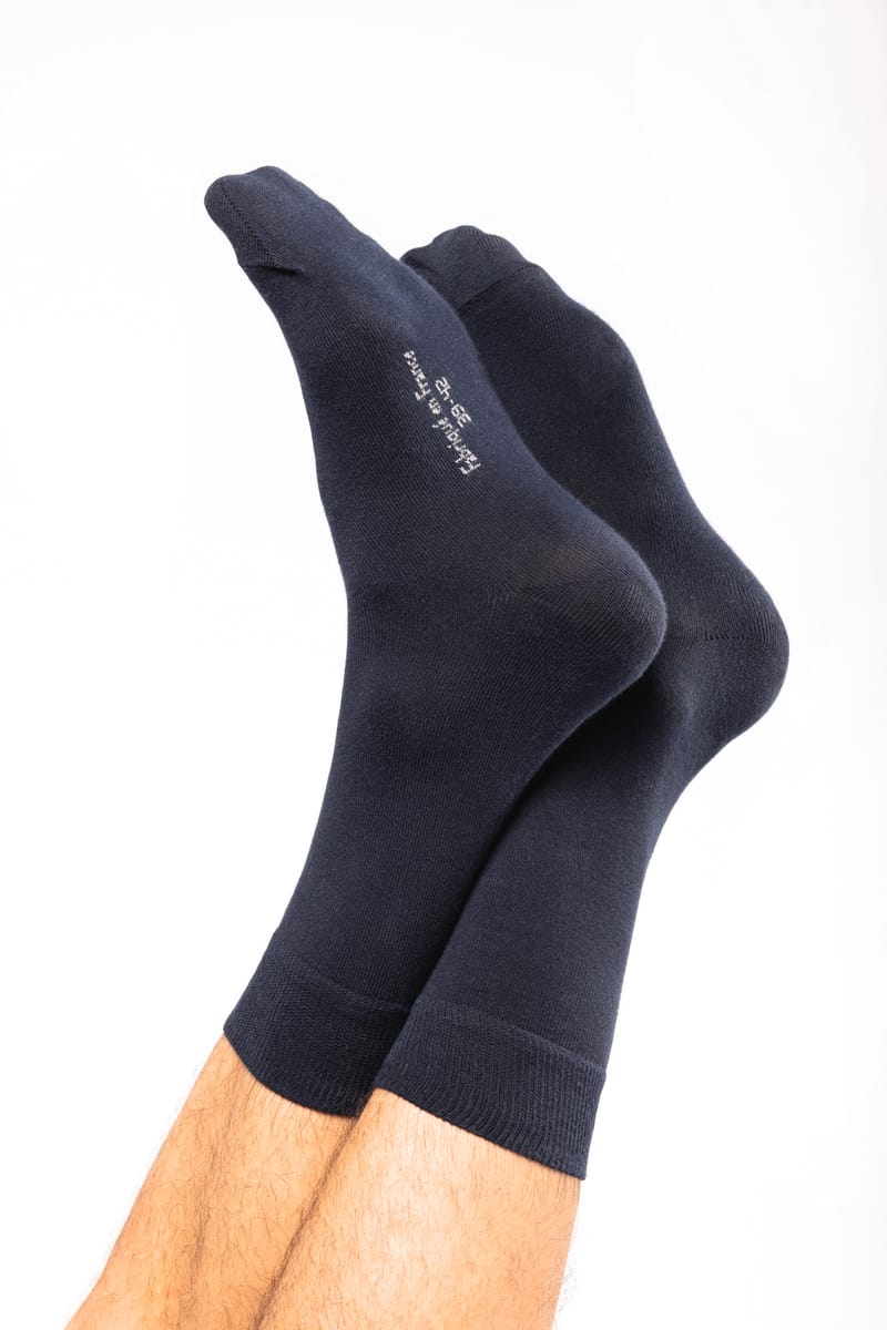 Kariban Chaussettes De Ville Mi-hautes Coton Bio Origine France Garantie