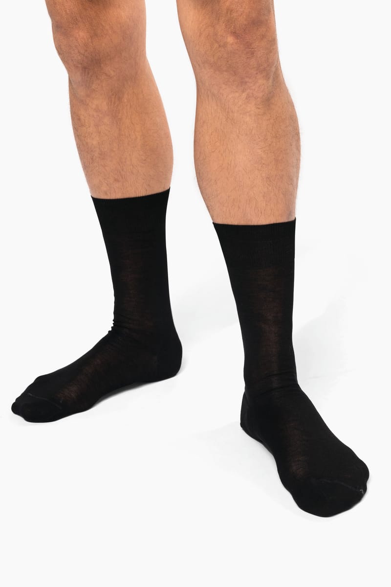 kariban Chaussettes jersey coton fil d'Écosse homme