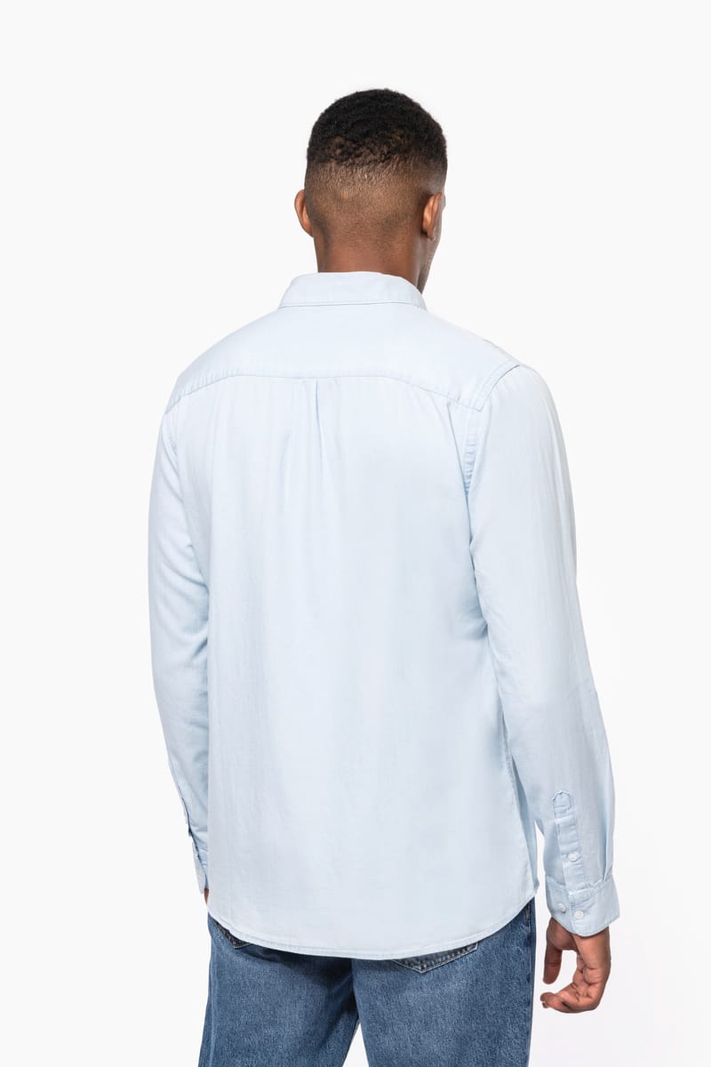 Kariban Chemise écoresponsable Délavée Coton Twill Homme