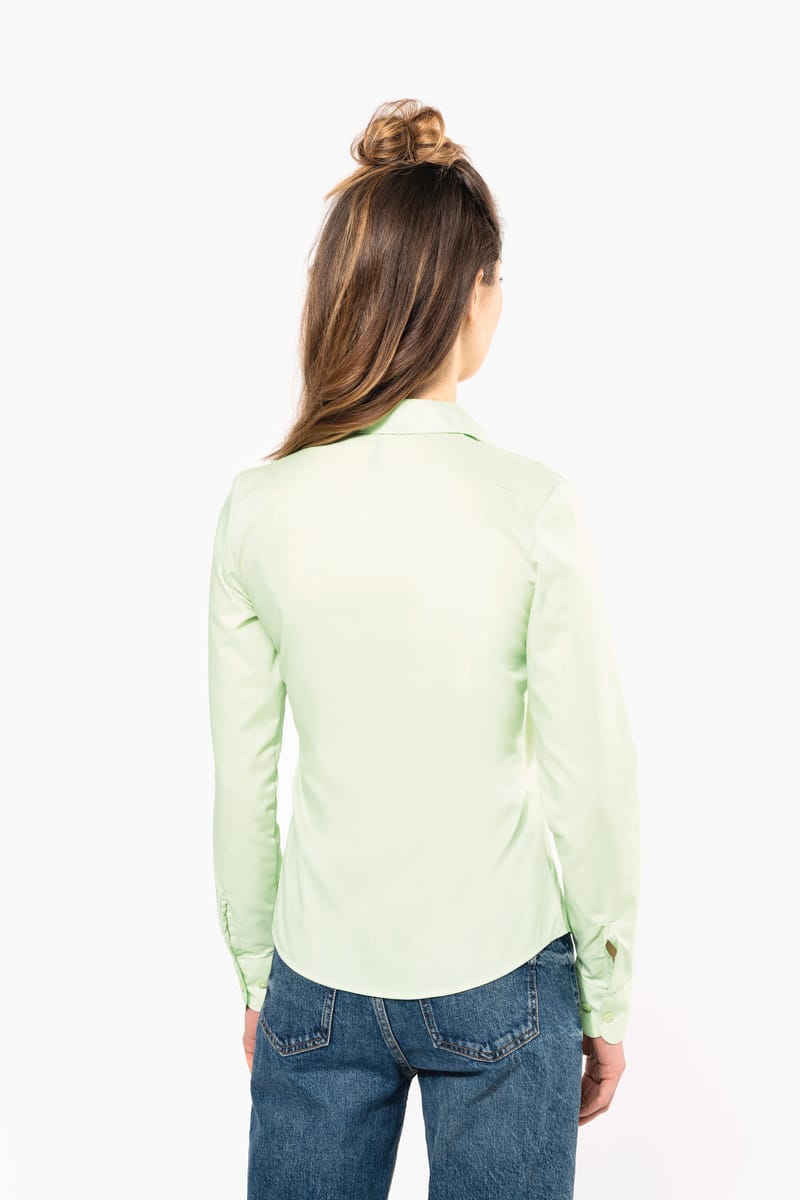 Kariban Chemise Popeline Polycoton Entretien Facile Femme