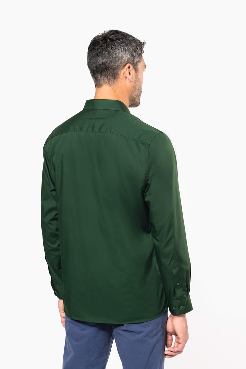 Kariban Chemise Popeline Polycoton Entretien Facile Homme