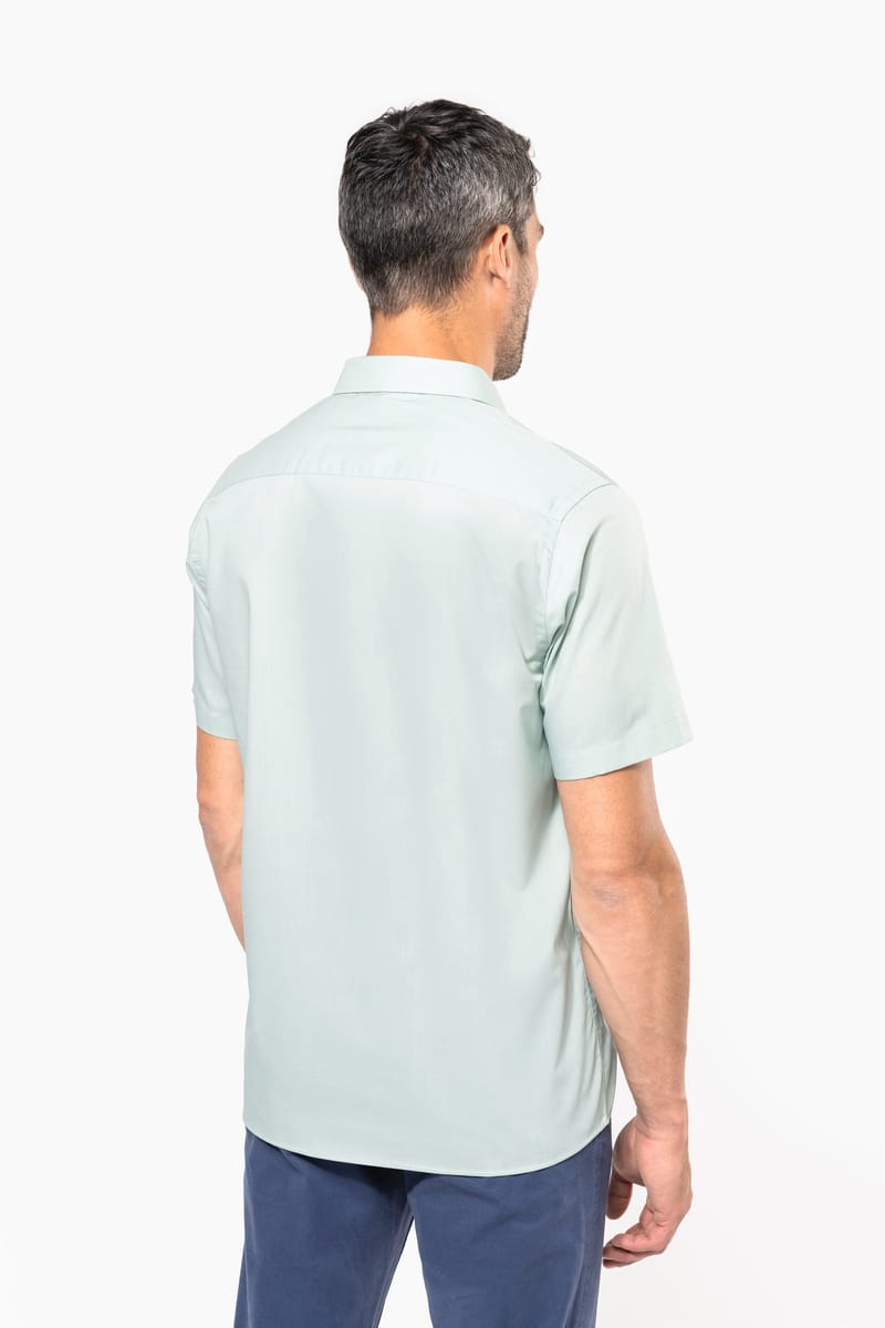 Kariban Chemise Popeline Polycoton Manches Courtes Entretien Facile Homme