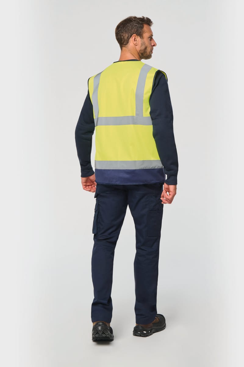 Kariban Gilet De Sécurité Haute Visibilité Recyclé Avec Zip Unisexe
