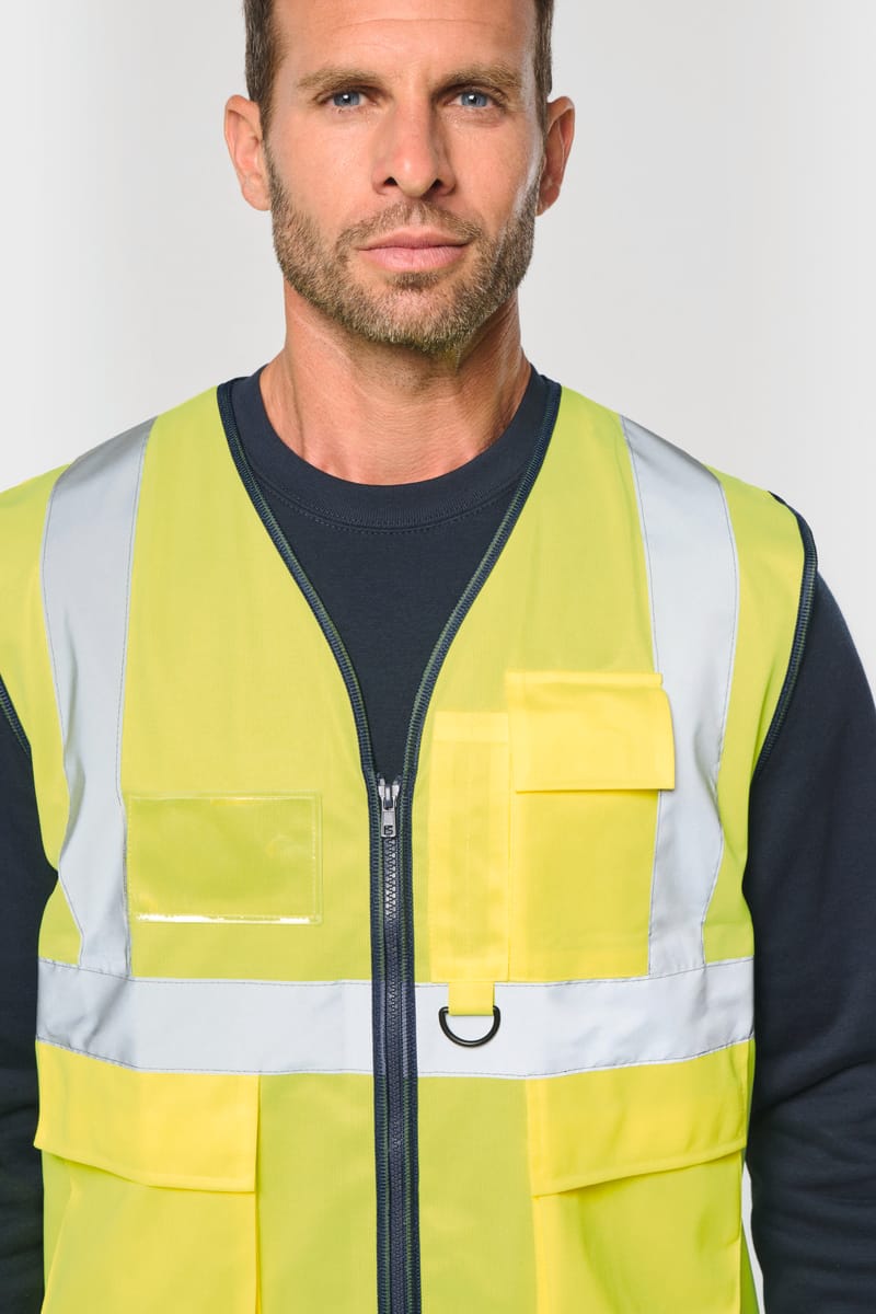 Kariban Gilet De Sécurité Haute Visibilité Recyclé Avec Zip Unisexe