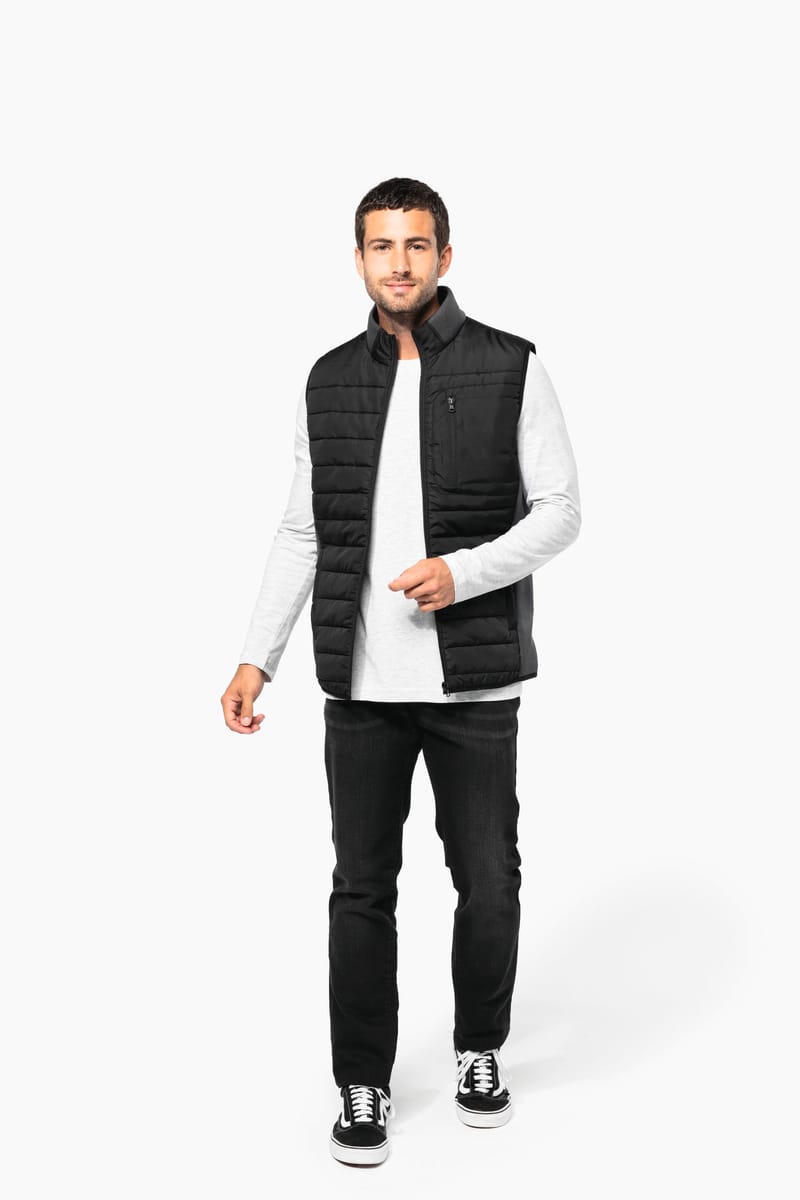 Kariban Bodywarmer Bi-matière Homme