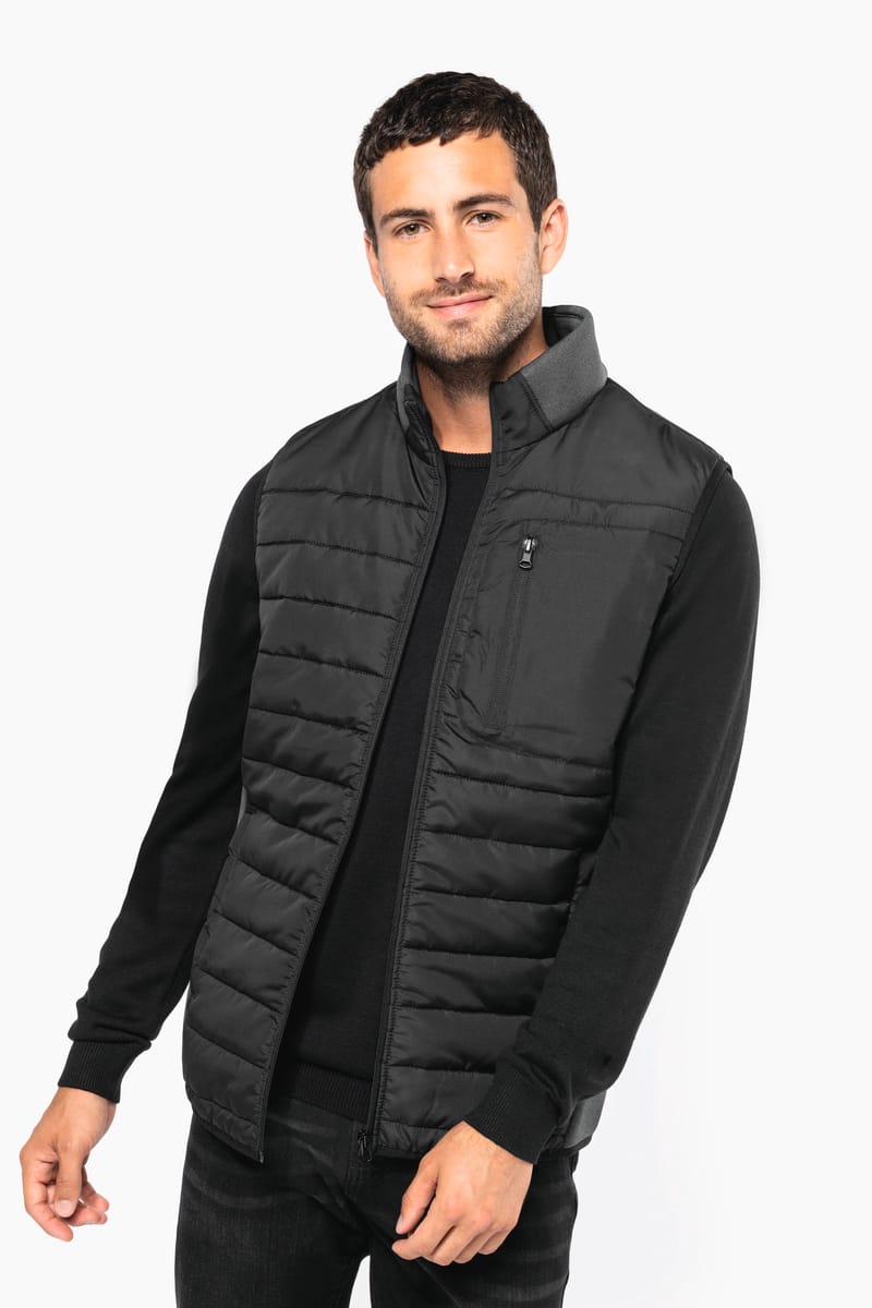 kariban Bodywarmer bi-matière homme