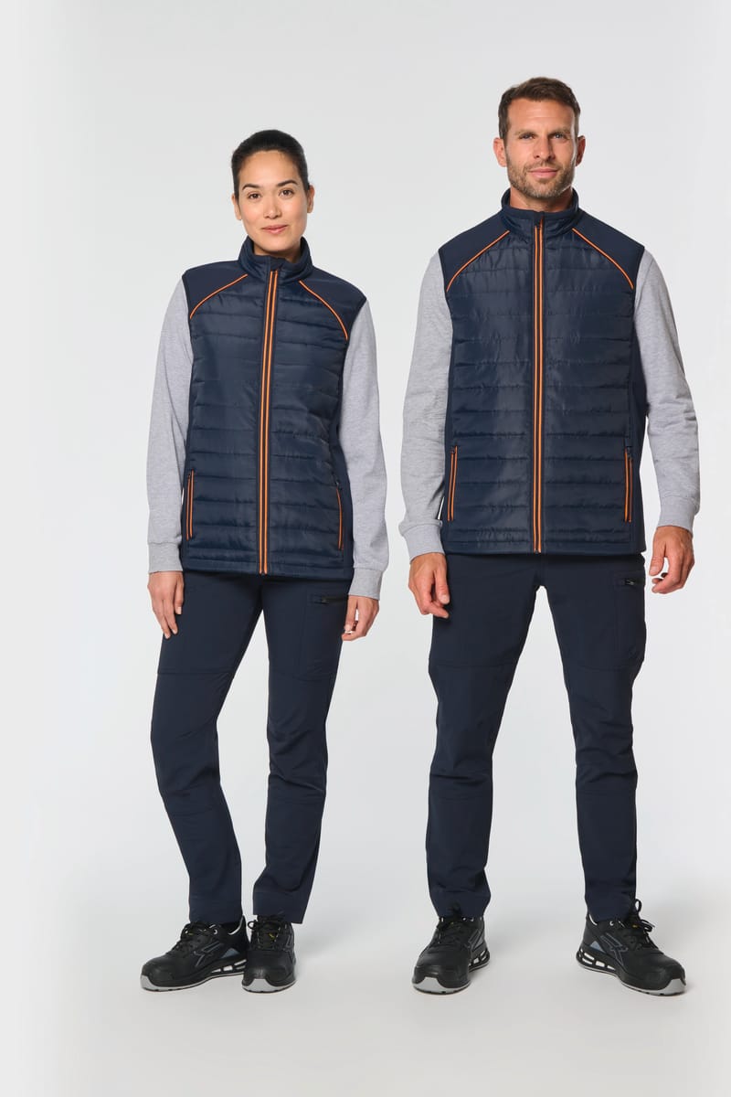 kariban Bodywarmer Day To Day bi-matière unisexe