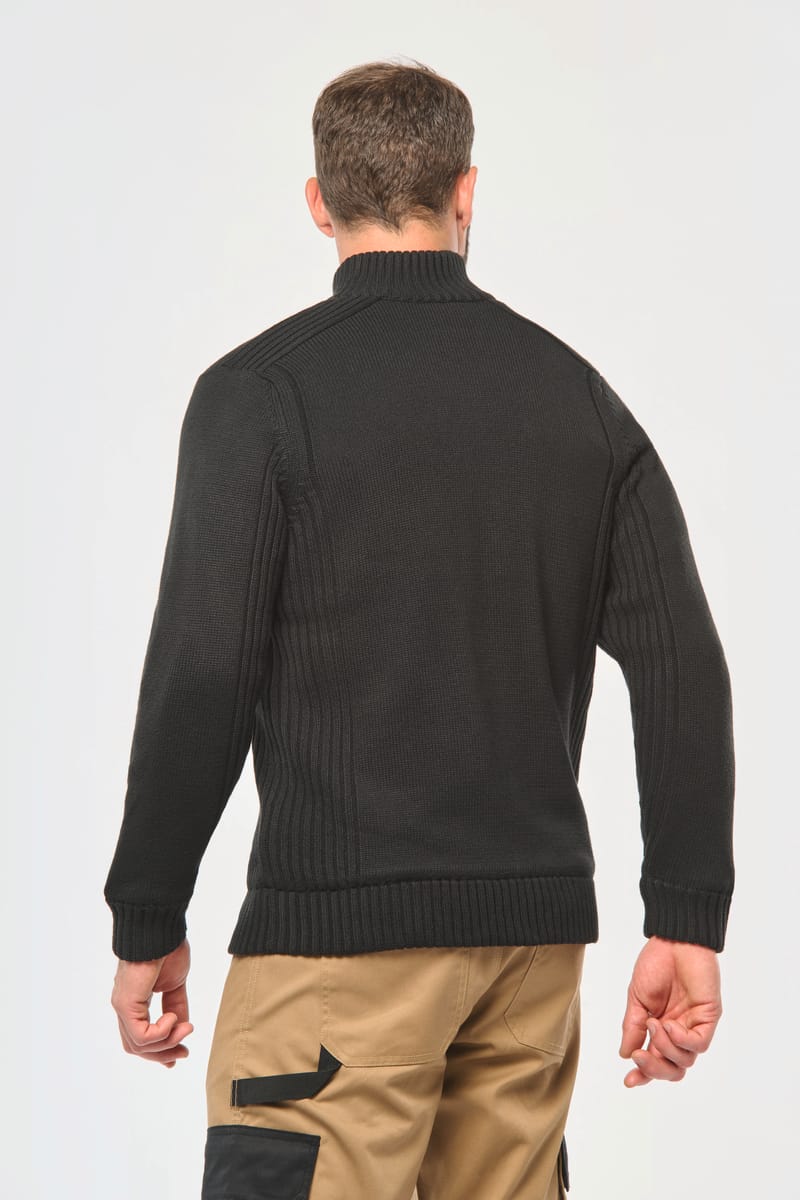 Kariban Cardigan Doublé Polaire Homme