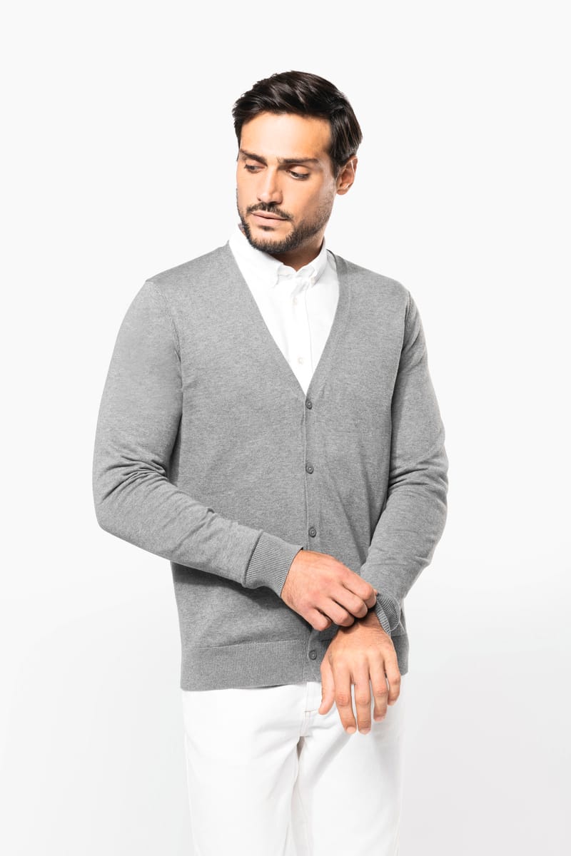 Kariban Cardigan Supima® Homme