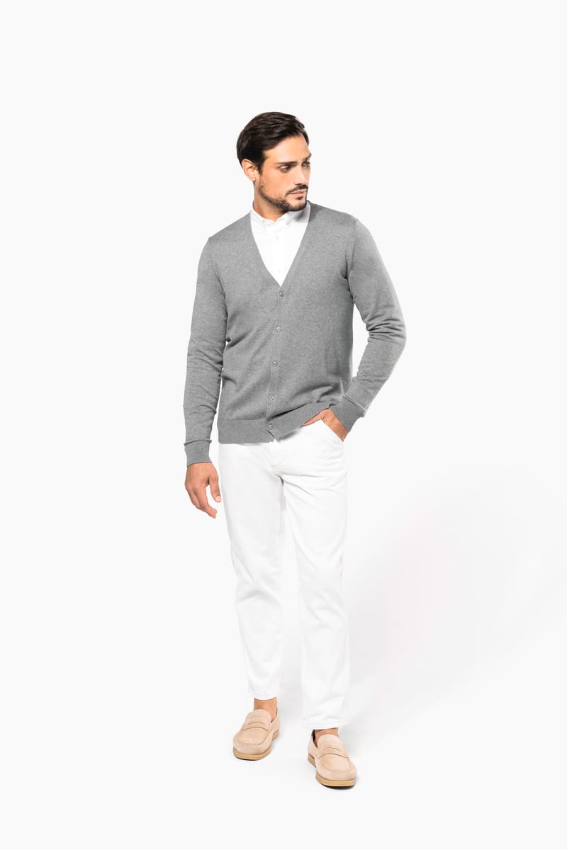 Kariban Cardigan Supima® Homme