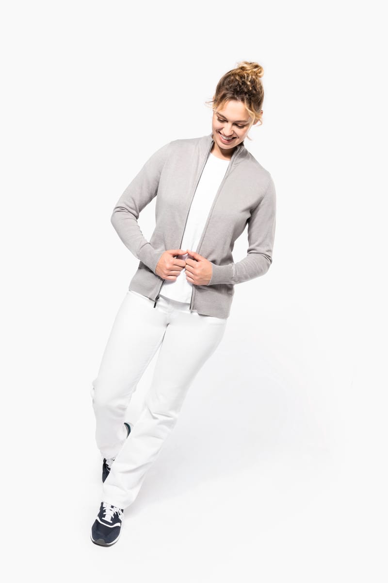 Kariban Cardigan Zippé Femme