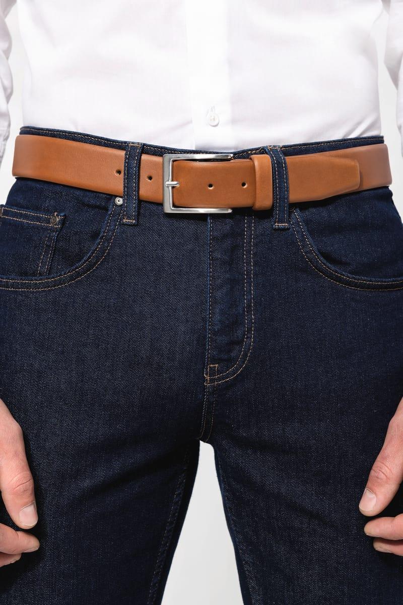 Kariban Ceinture Cuir Homme