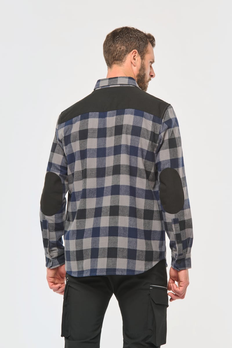 Kariban Chemise à Carreaux Avec Poches Homme