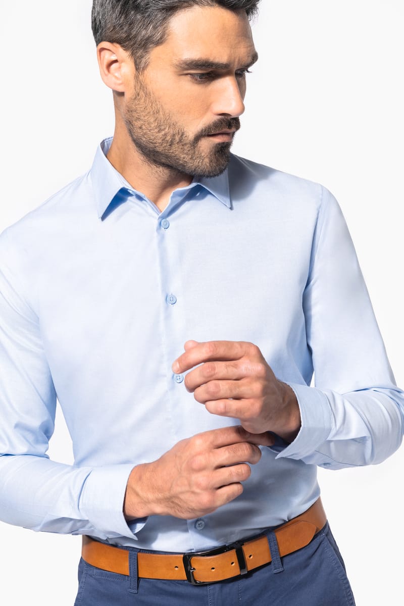 Kariban Chemise Oxford Manches Longues Homme