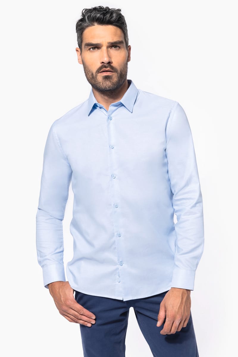Kariban Chemise Oxford Manches Longues Homme
