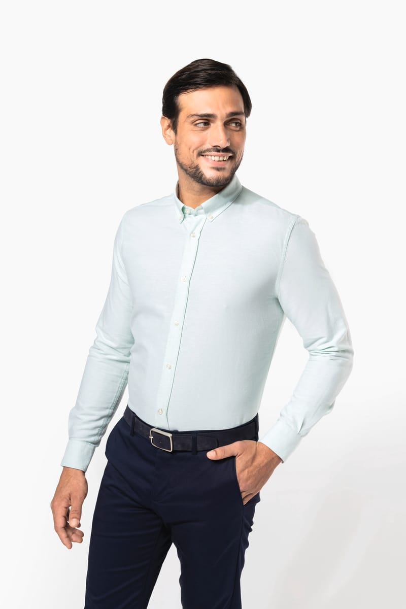 Kariban Chemise Oxford Manches Longues Homme