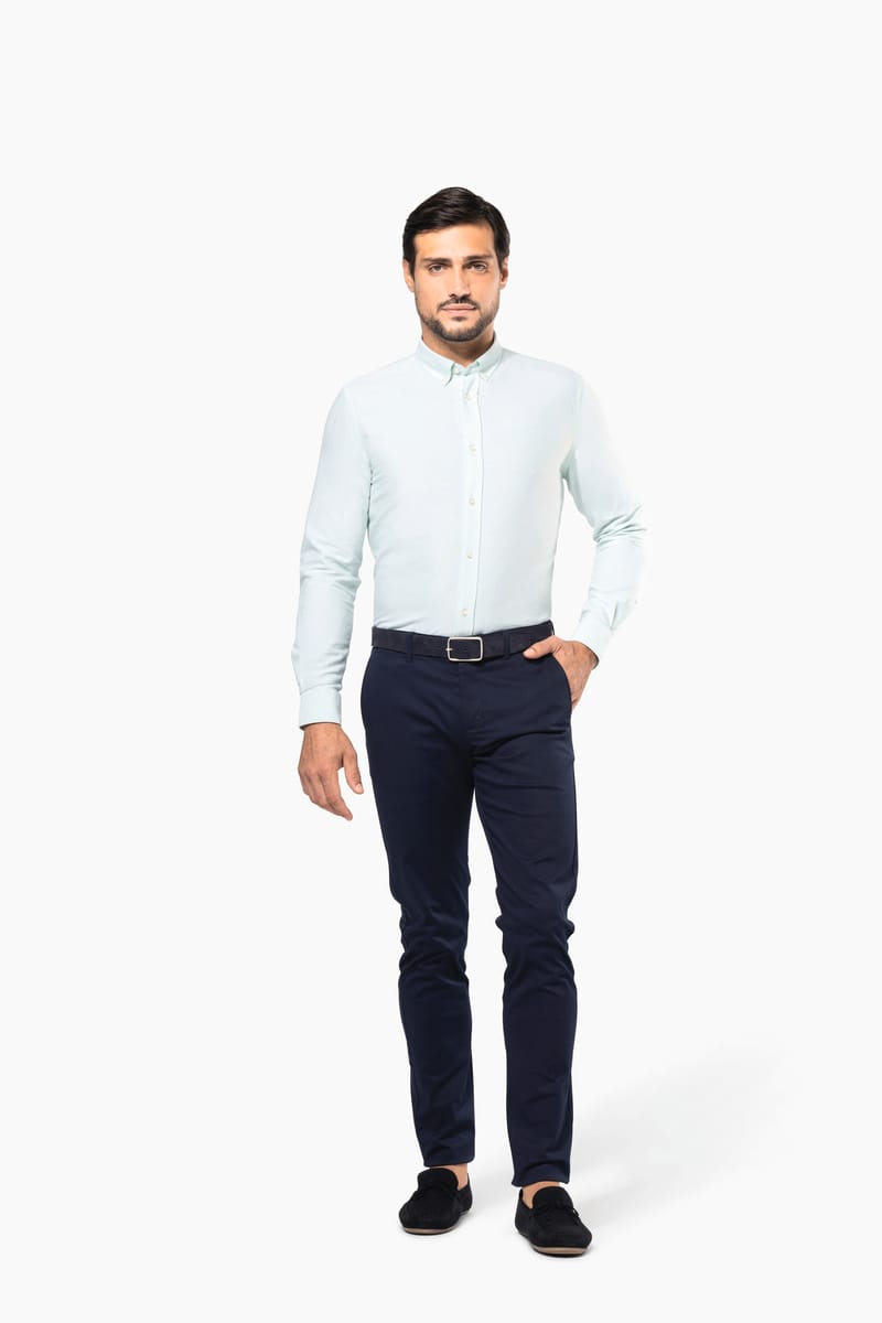 Kariban Chemise Oxford Manches Longues Homme