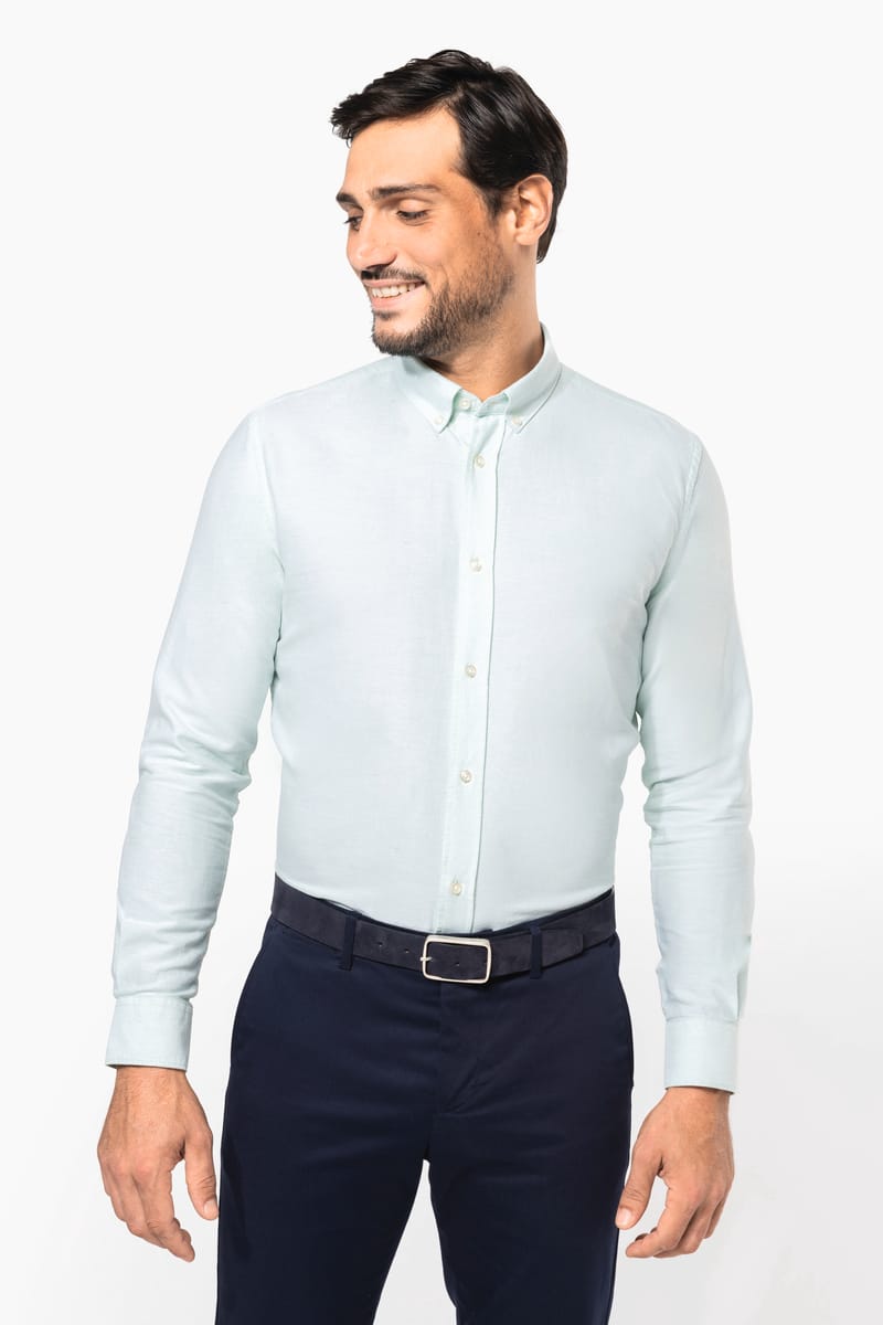 kariban Chemise Oxford manches longues homme