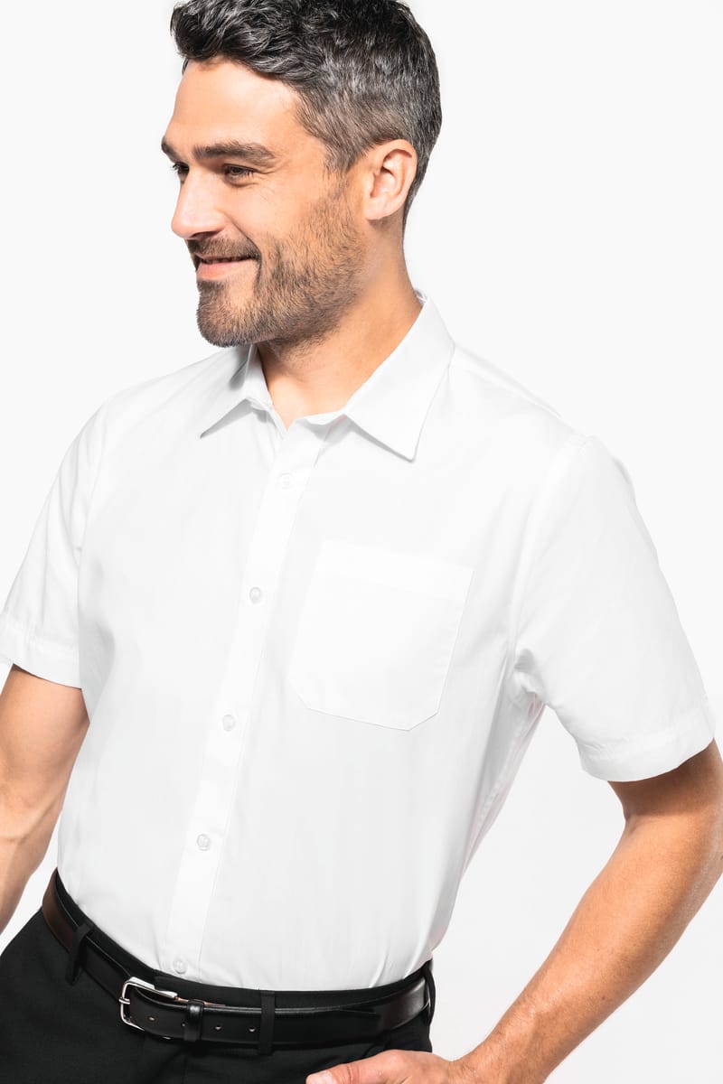 Kariban Chemise Popeline Manches Courtes