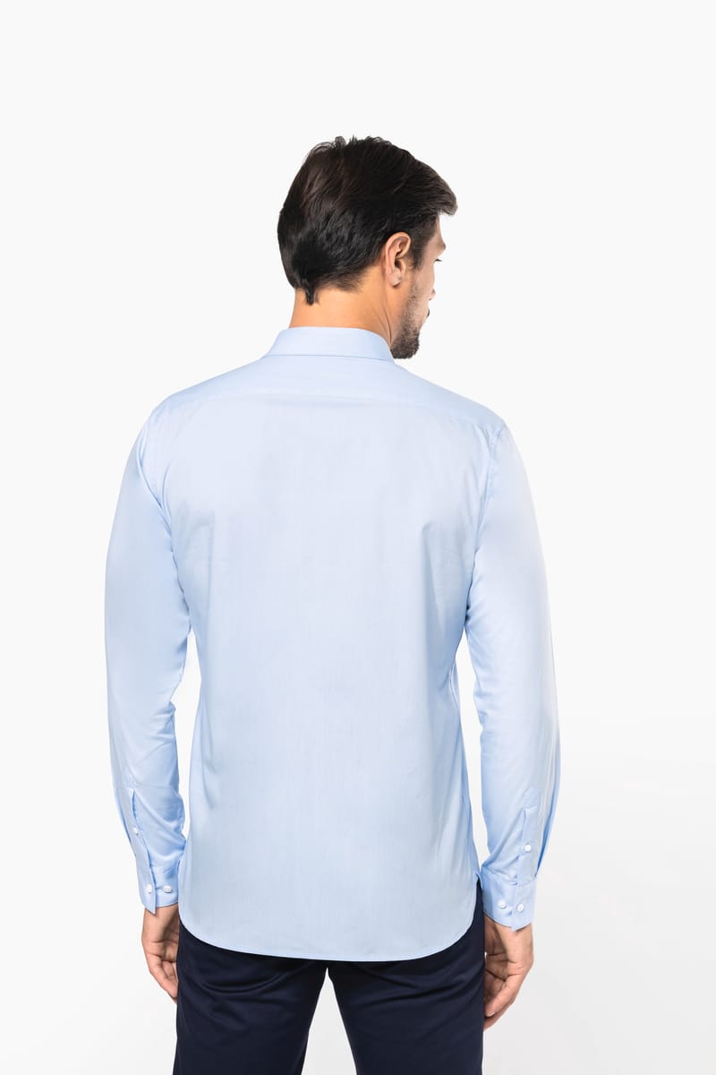 Kariban Chemise Popeline Manches Longues Homme