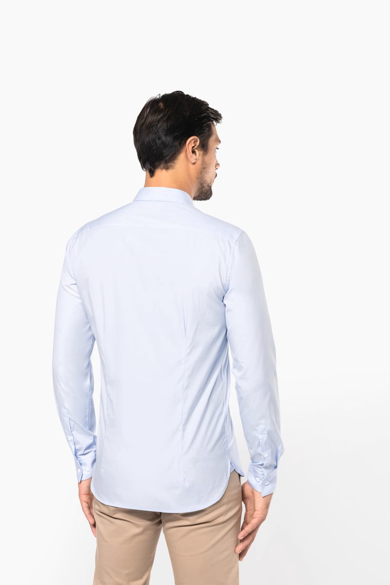 Kariban Chemise Popeline Manches Longues Homme