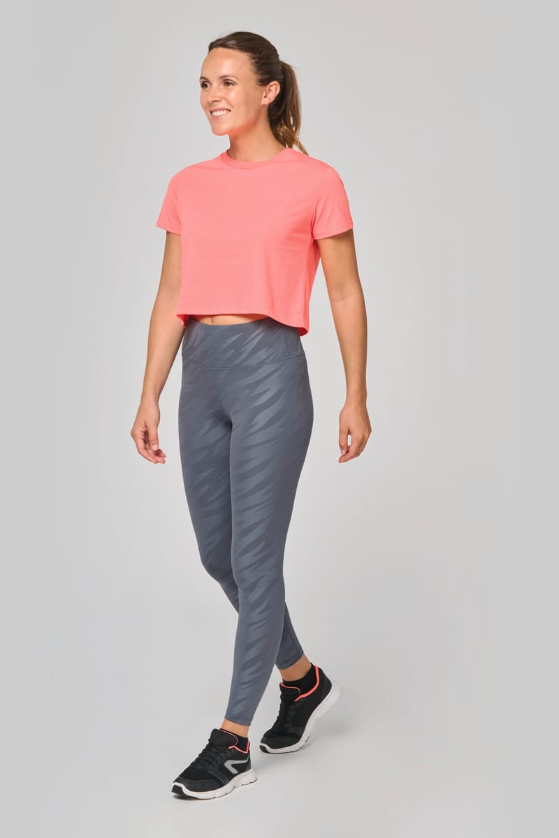 Kariban Crop Top Triblend Femme