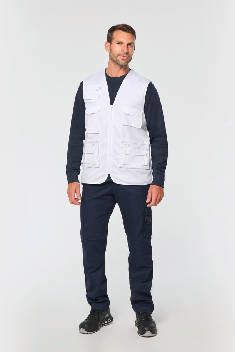Kariban Gilet Polycoton Multipoches Doublé Unisexe