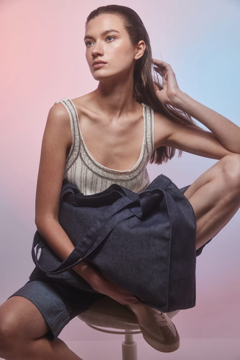 Kariban Grand Sac Shopping Denim