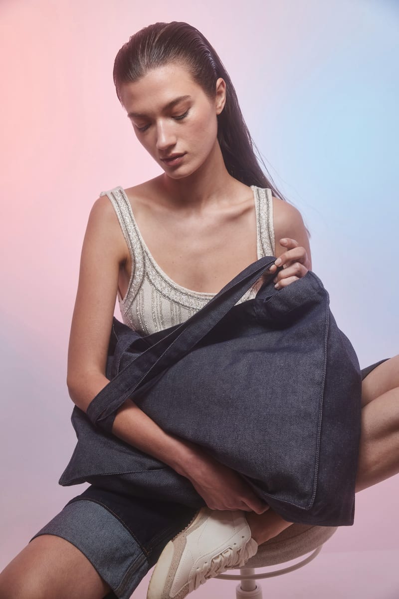 Kariban Grand Sac Shopping Denim