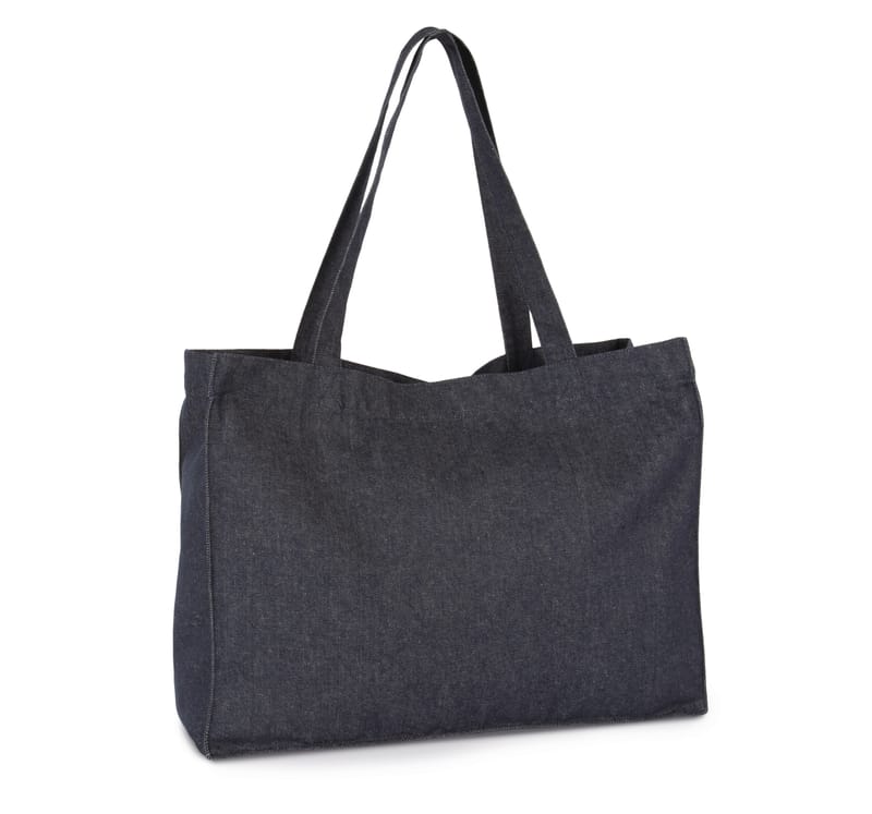 kariban Grand sac shopping denim